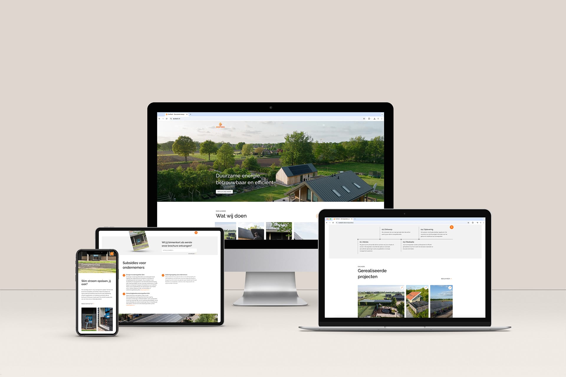De online makeover van EcoTech